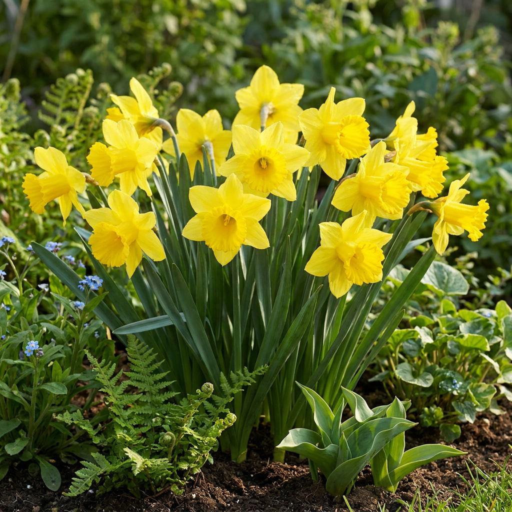 120x Narcissus Carlton - Jonquille Carlton - Jaune - Floraison printanière - Calibre 12/14