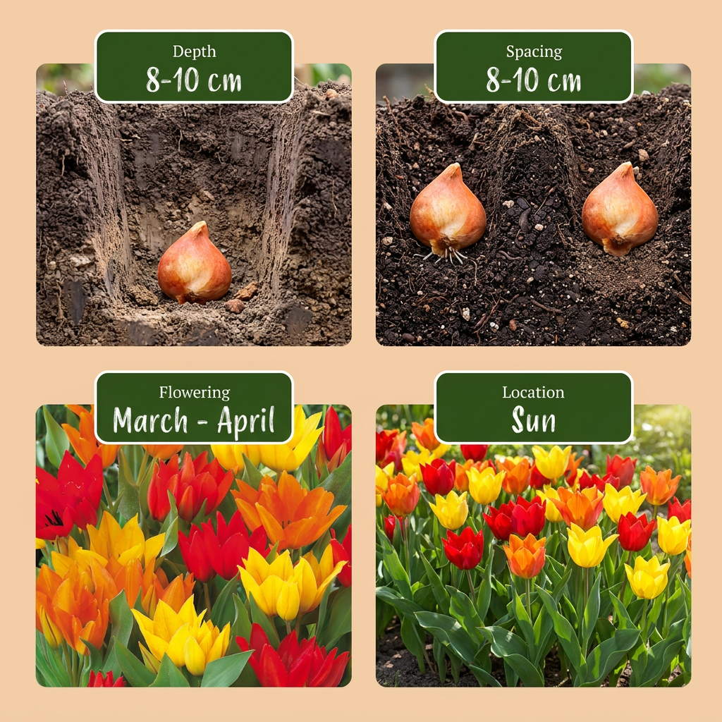 Tulipa Praestans Mix bulbs, pack of 200, image 4