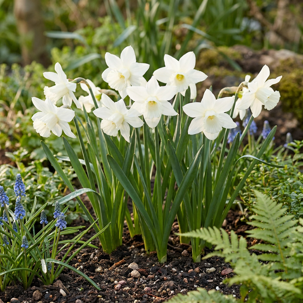 120x Narcissus Triandrus Thalia - Narcisse 'Thalia' - Blanc - Floraison printanière - Calibre 10/12