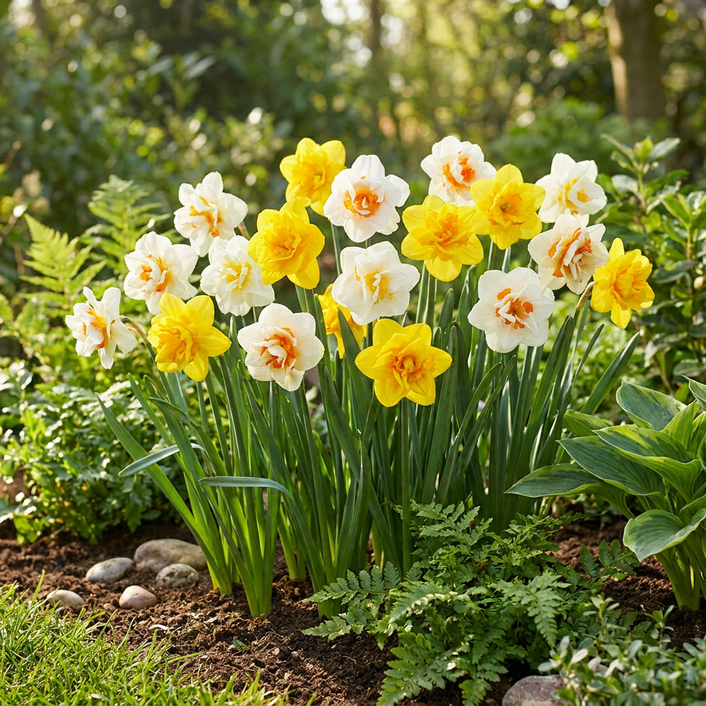 240x Narcissus Double mix - Narcisse double en mélange - Divers - Floraison printanière - Calibre 10/12