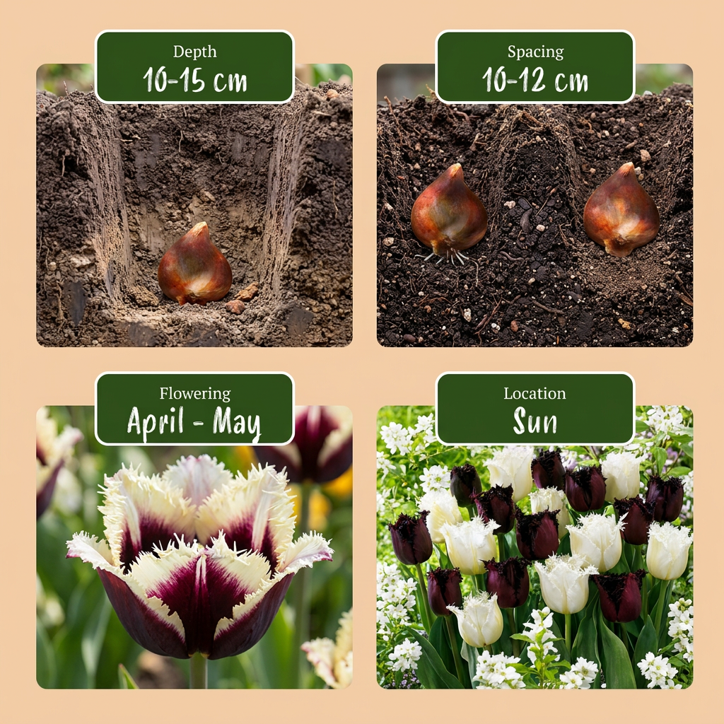 120x Tulipa Breakdance mix - Tulipe Breakdance mix - Divers - Floraison printanière - Calibre 11/12