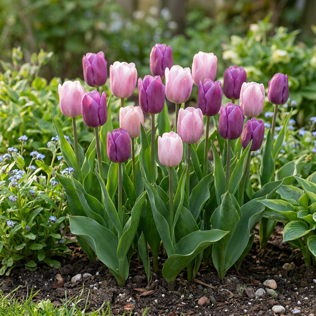 96x Tulipa Macron mix - Tulipe Macron mix - Divers - Floraison printanière - Calibre 11/12