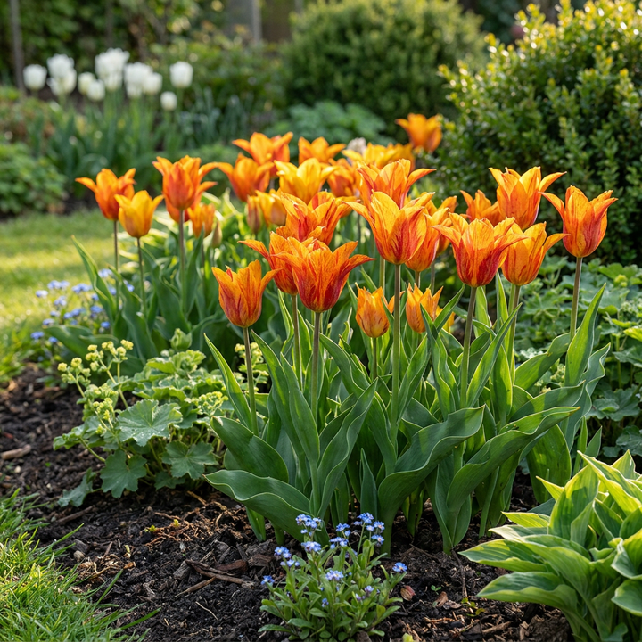 Tulipa Vendeeglobe yellow tulip bulbs, pack of 96, image 2