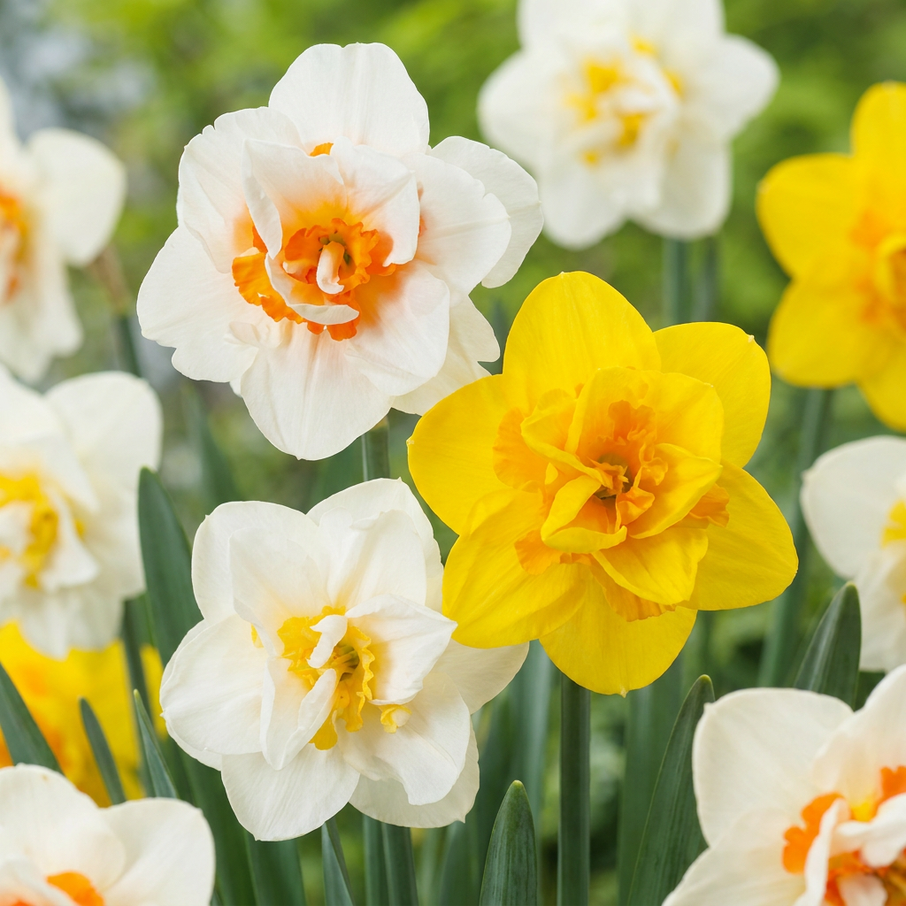 240x Narcissus Double mix - Narcisse double en mélange - Divers - Floraison printanière - Calibre 10/12