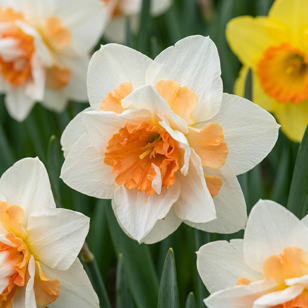 Narcissus Replete double daffodil bulbs, pack of 80