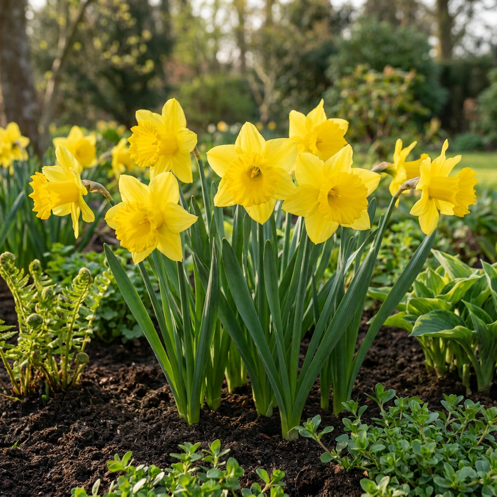 320x Narcissus Yellow - Narcisse jaune - Jaune - Floraison printanière - Calibre 10/12