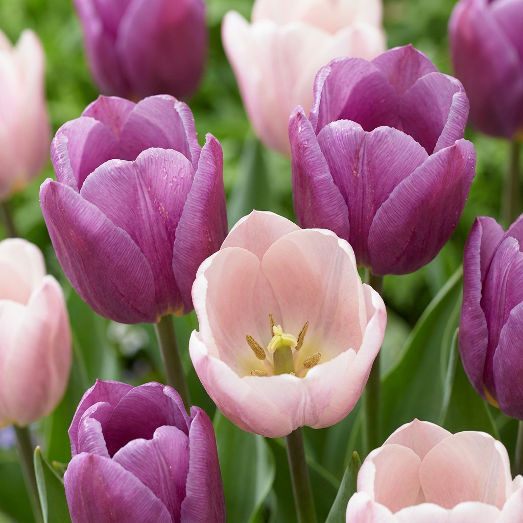 96x Tulipa Macron mix - Tulipe Macron mix - Divers - Floraison printanière - Calibre 11/12