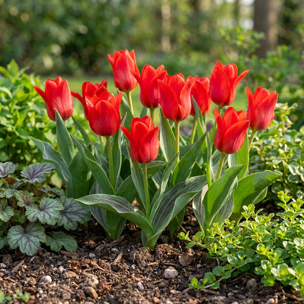 Tulipa Greigii Red bulbs, pack of 120, image 2