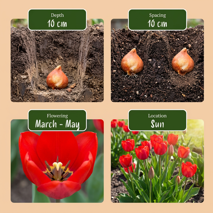 1000x Bulbs From Holland - Bulbes de Hollande - Divers - Floraison estivale - Calibre 10/12