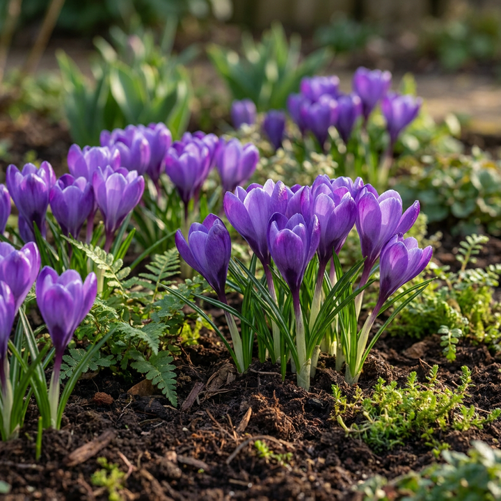 240x Crocus Blue - Crocus bleu - Bleu - Bulbe naturalisant - Calibre 7/8