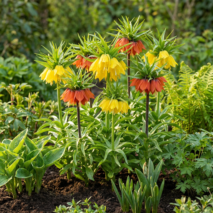 24x Fritillaria Imperialis Mix - Couronne impériale en mélange - Divers - Floraison printanière - Calibre 18/20
