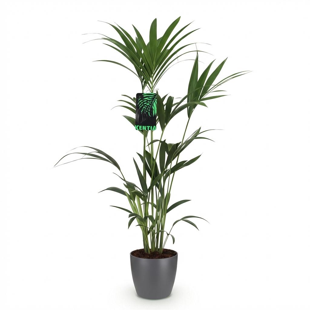 Kentia Palm (Howea forsteriana), detail view 1
