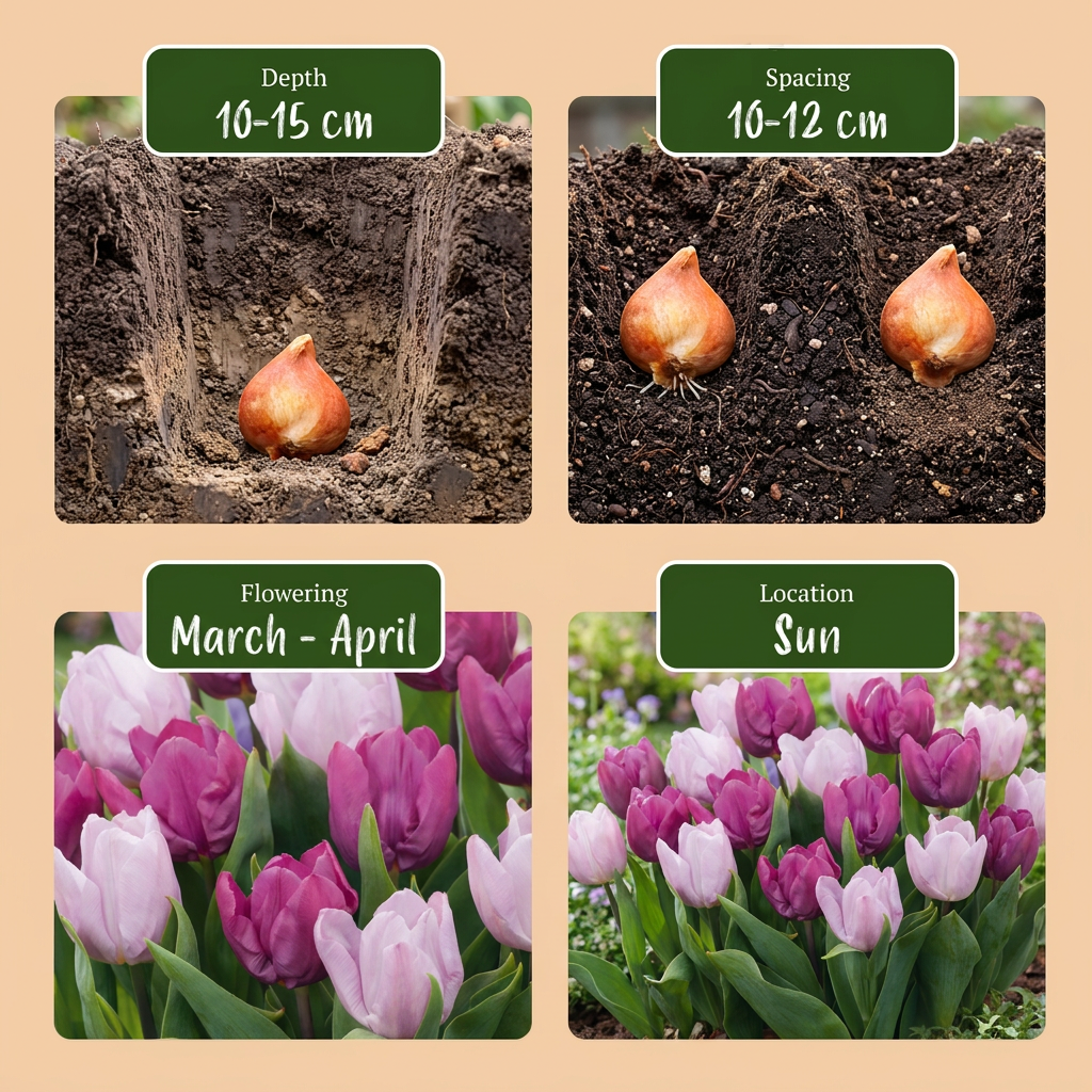 160x Tulipa Prince mix - Tulipe Prince mix - Divers - Floraison printanière - Calibre 11/16