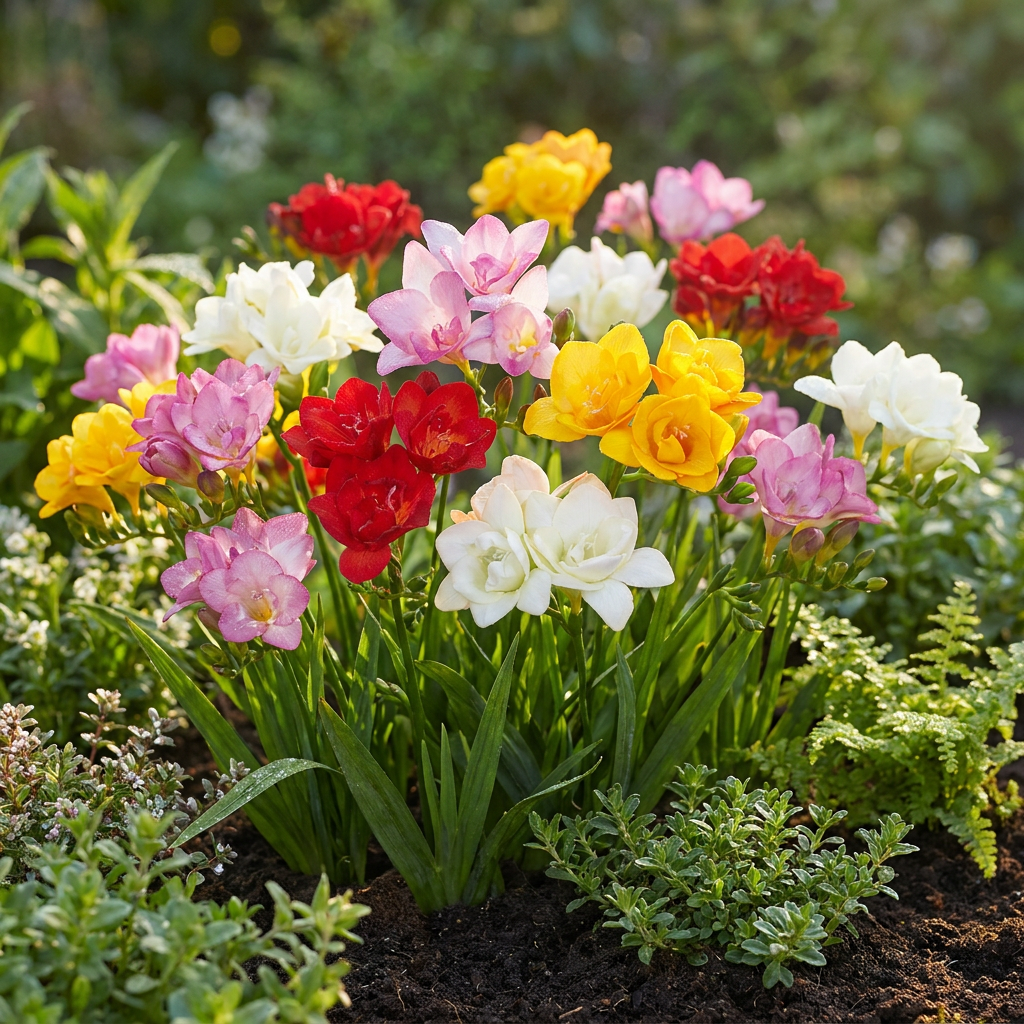 160x Freesia Double Mix - Frésia double mélange - Divers - Fleur à couper - Calibre 5/+
