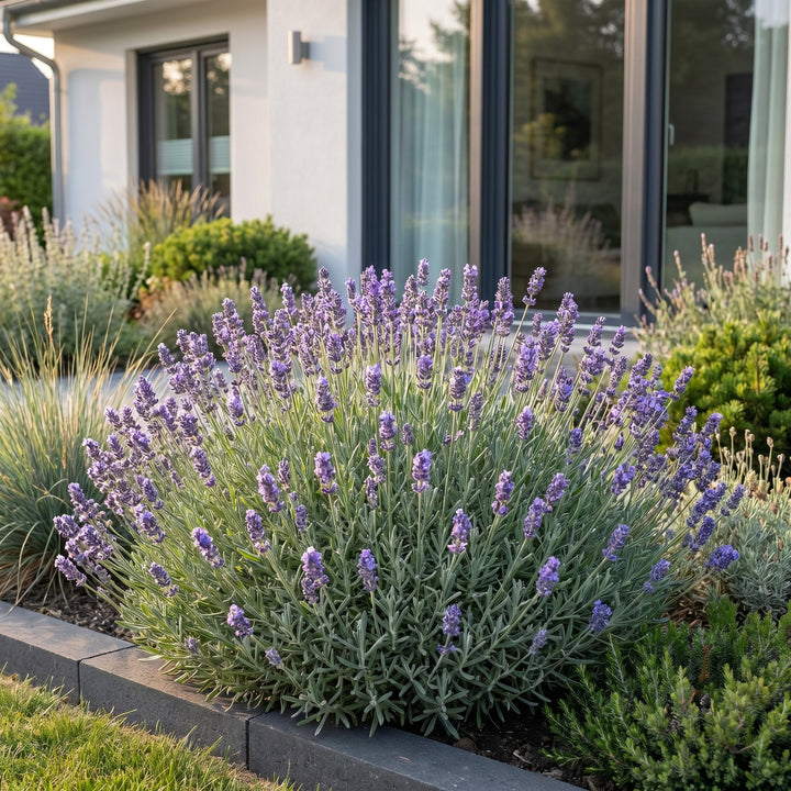 Lavandula angustifolia 'Dwarf Blue' lavender, pack of 24 plants in 11cm pots - view 6