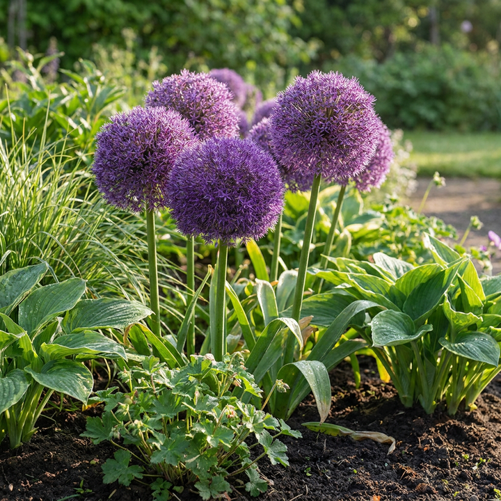 16x Allium Pinball Wizard - Ail ornemental Pinball Wizard - Violet - Floraison estivale - Calibre 18/20