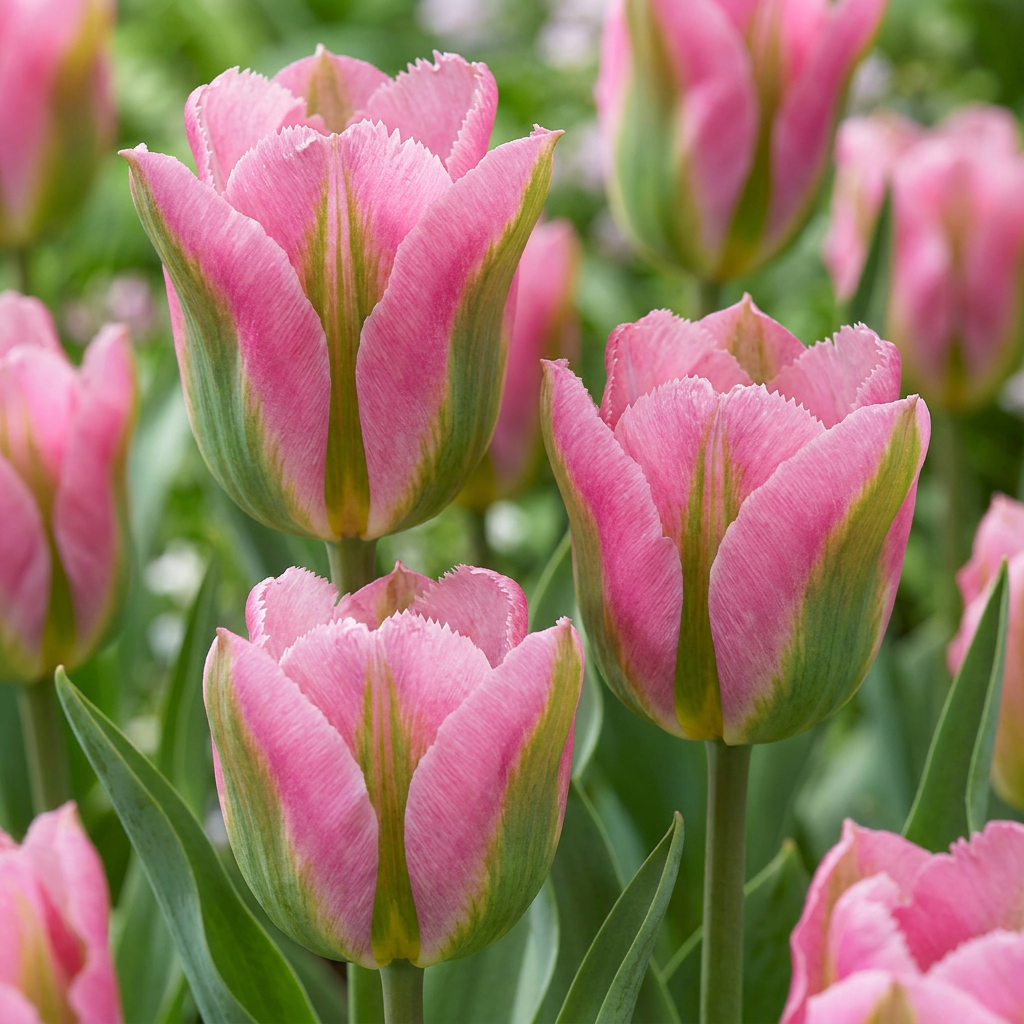 96x Tulipa Striped Crown - Tulipe Striped Crown - Divers - Floraison printanière - Calibre 11/12