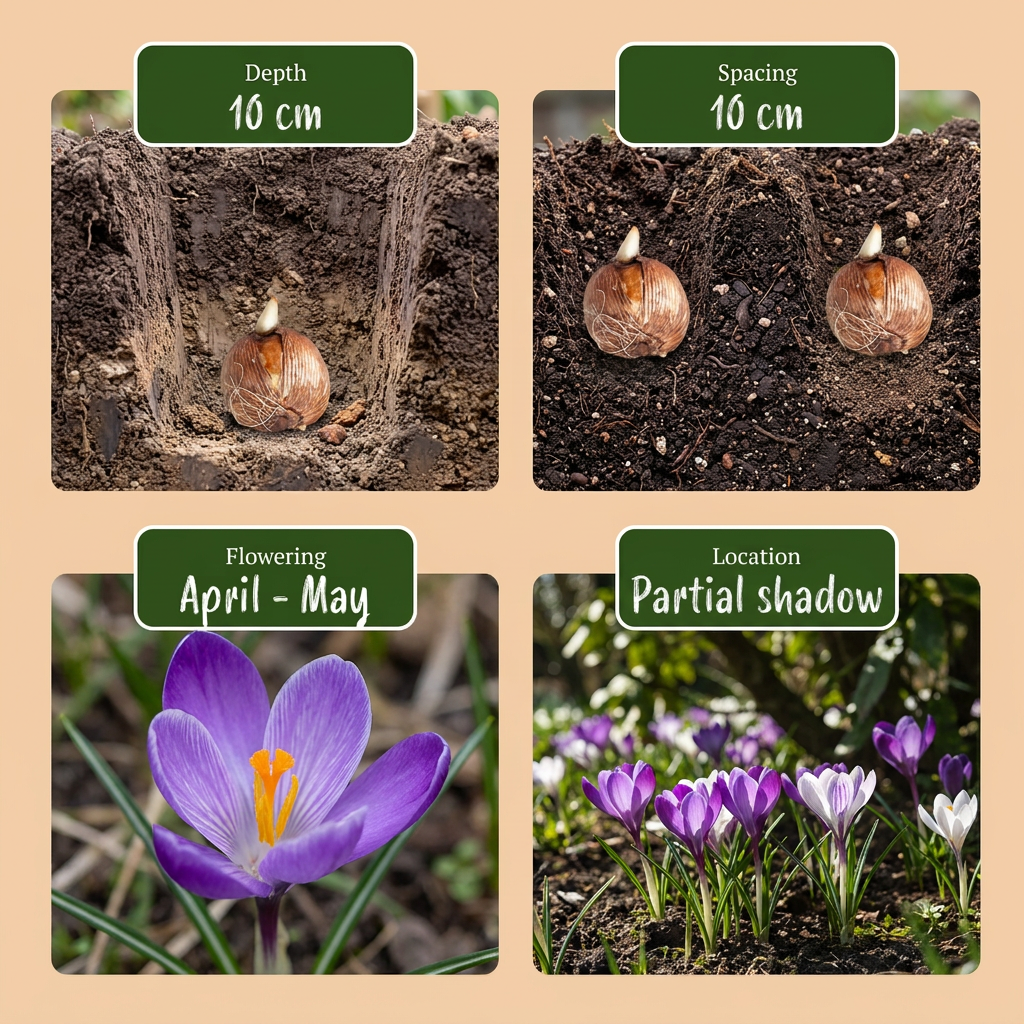 400x Bulb Shade Garden - Jardin d'ombre aux bulbes - Divers - Floraison estivale - Calibre 10/12