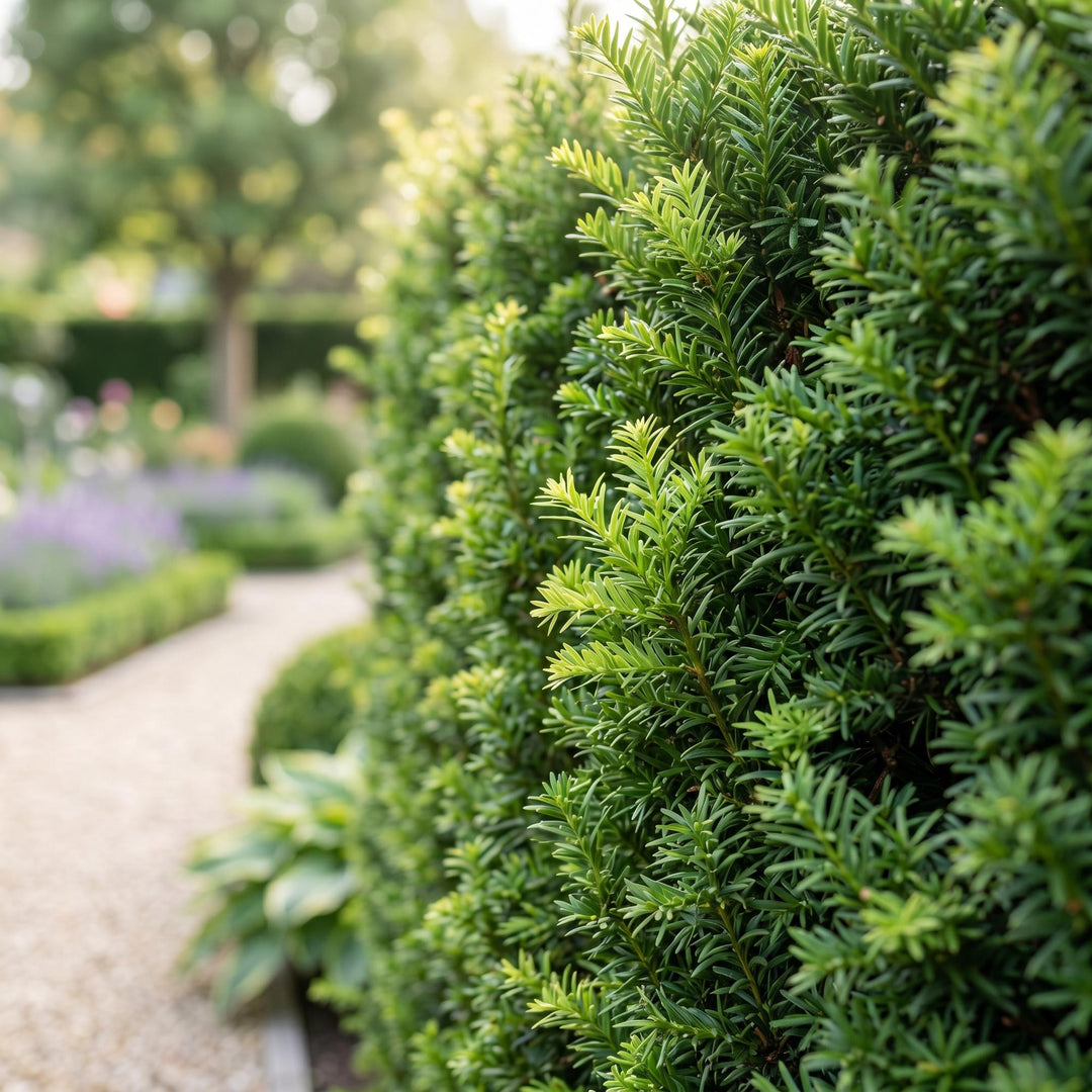 40 Taxus baccata yew hedging plants in 9cm pots, 20-30cm tall - view 5