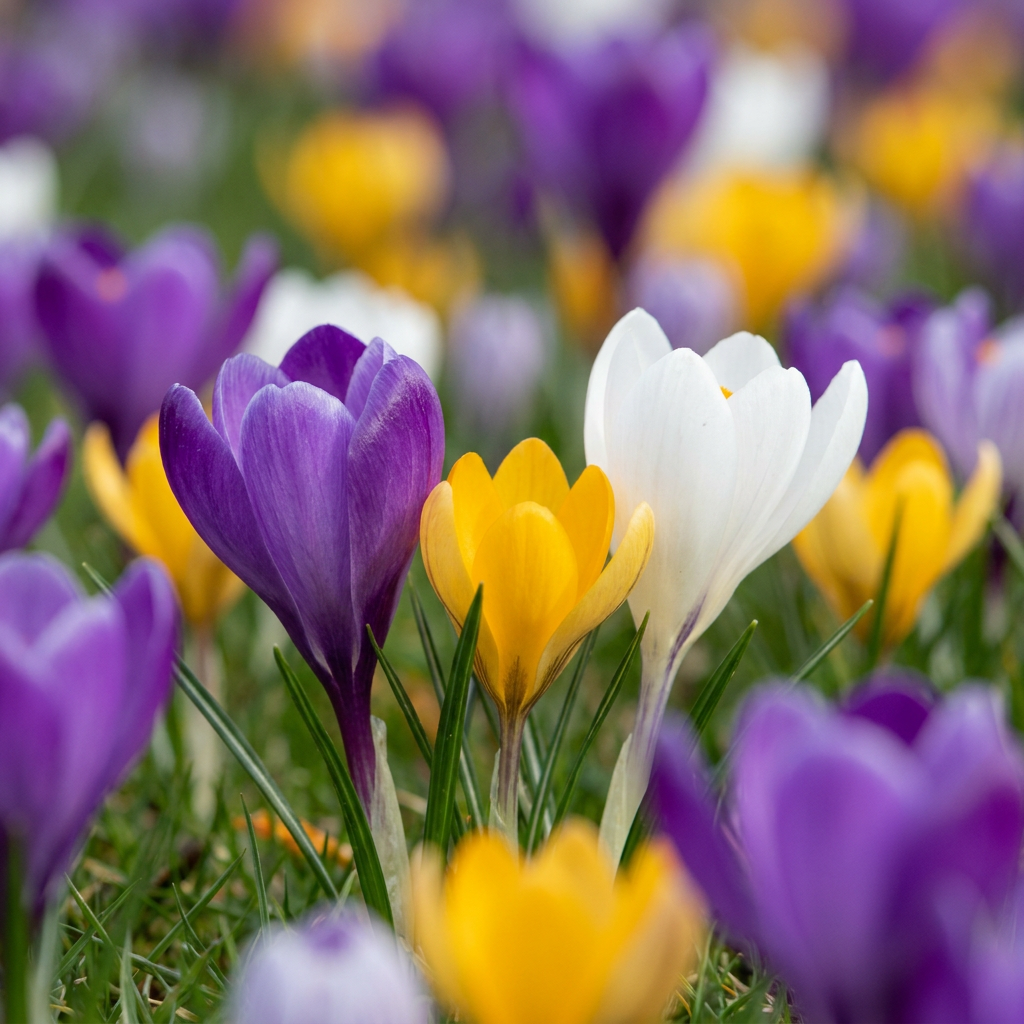 560x Crocus mix - Crocus en mélange - Divers - Bulbe naturalisant - Calibre 7/8