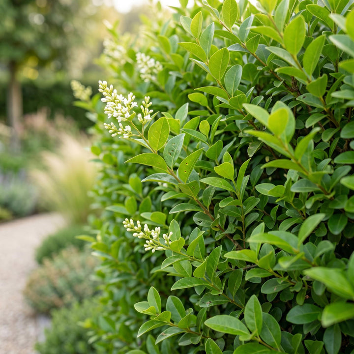 40 Ligustrum ovalifolium privet hedging plants in 9cm pots, 35-45cm tall - view 5