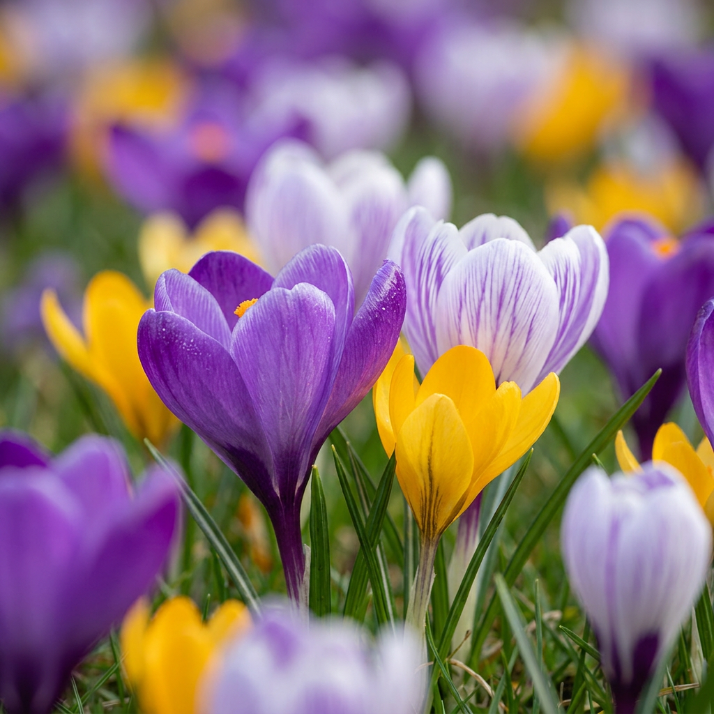 200x Crocus Species mix - Mélange de crocus des espèces - Divers - Bulbe naturalisant - Calibre 5/6