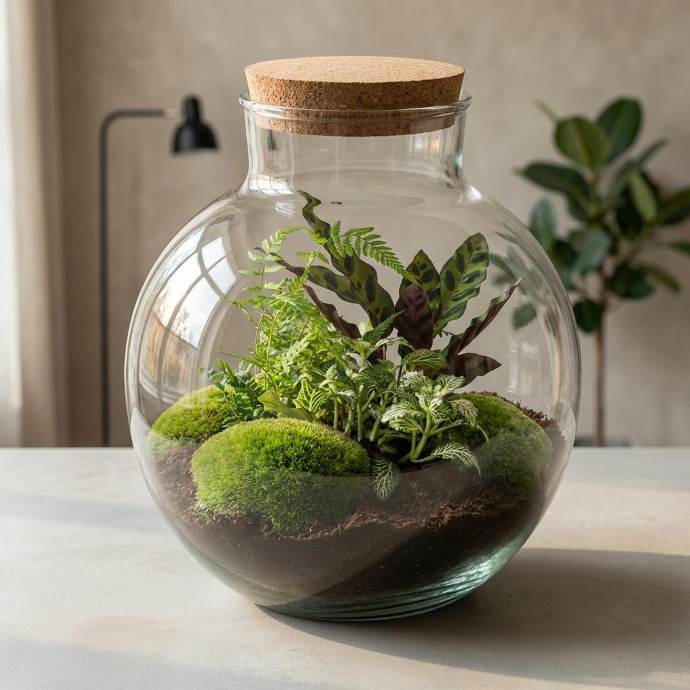 Bolder Bob DIY terrarium kit with cork, 30 cm high, image 2