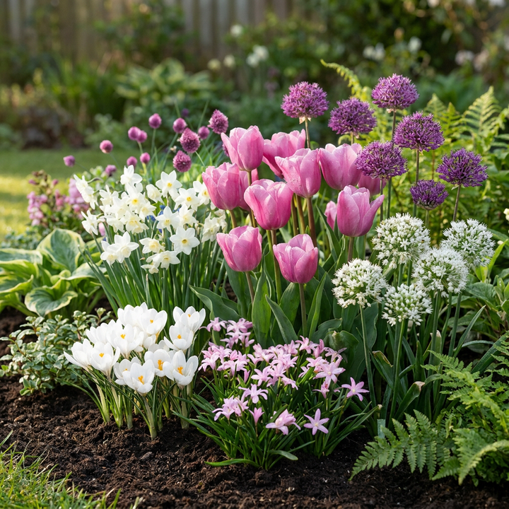 1000x Bulb Garden Pink - Jardin de bulbes rose - Divers - Floraison estivale - Calibre 10/12