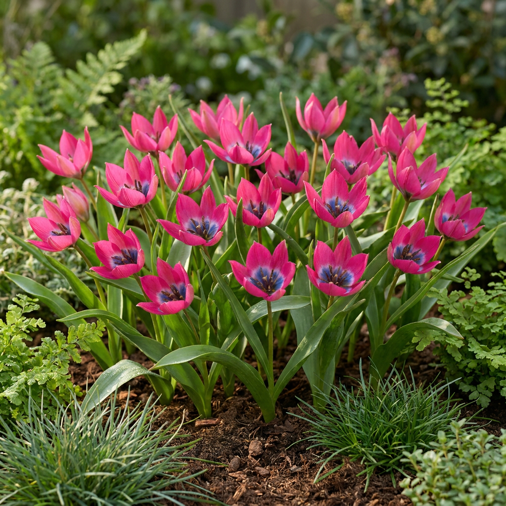 200x Tulipa Little Beauty - Tulipe Little Beauty - Rose - Floraison printanière - Calibre 6/+