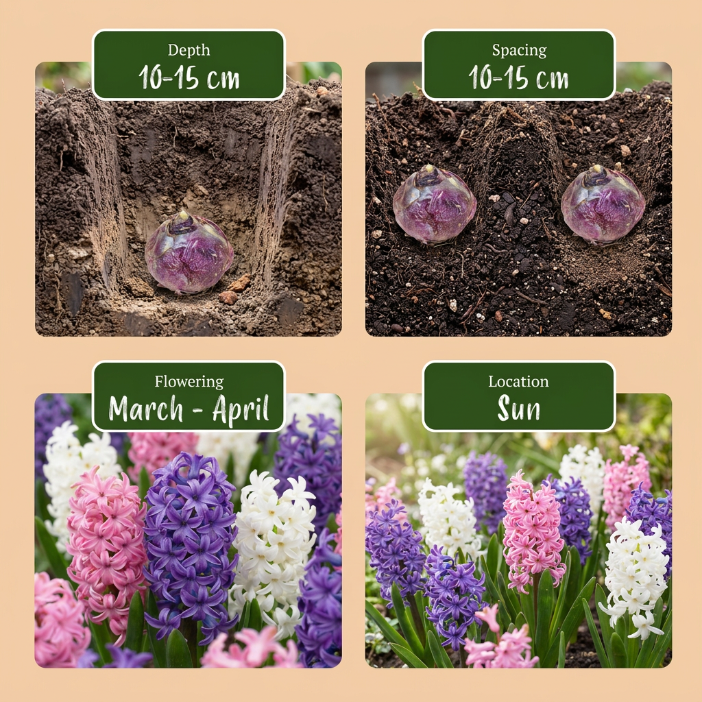 80x Hyacinthus Pastel mix - Jacinthe Pastel mix - Pastel - Floraison printanière - Calibre 14/15