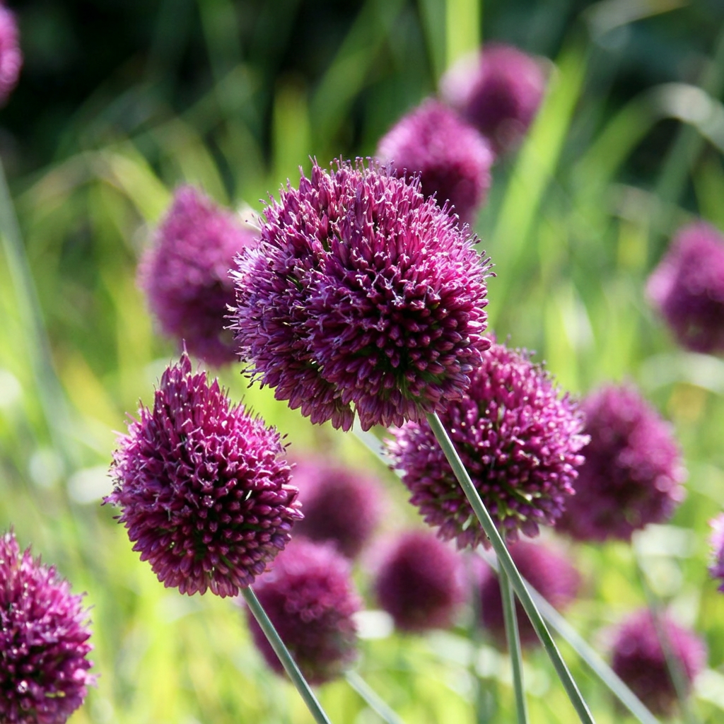 800x Allium Sphaerocephalon - Ail à tête ronde - Violet - Floraison estivale - Calibre 5/6