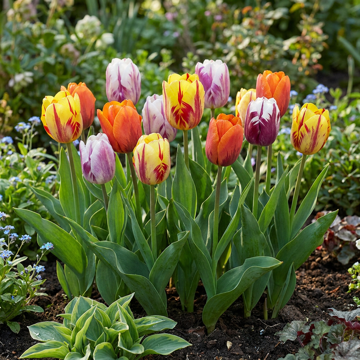 Tulipa Flaming Beauty Mix bulbs, pack of 120, image 2