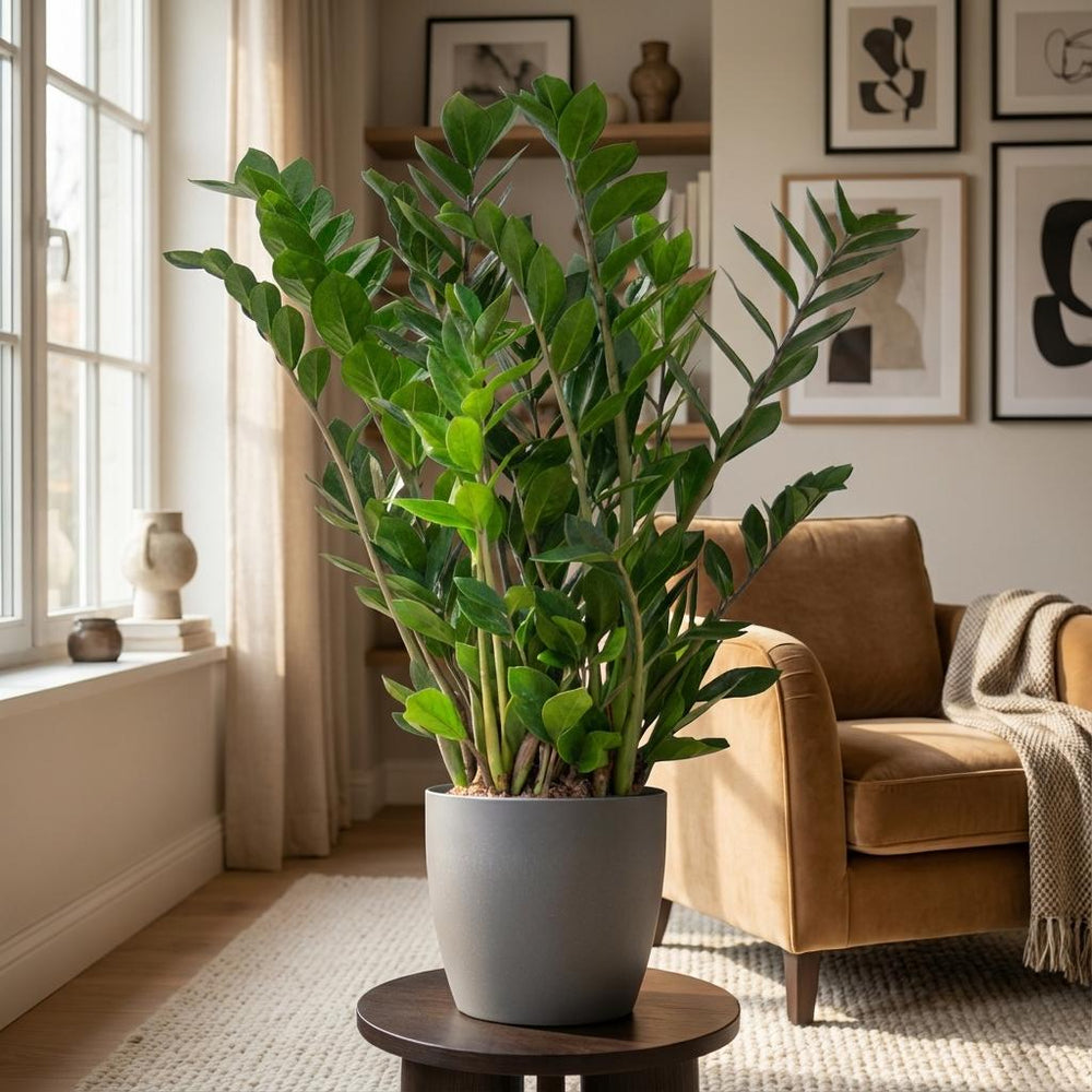 ZZ Plant (Zamioculcas zamiifolia), detail view 1