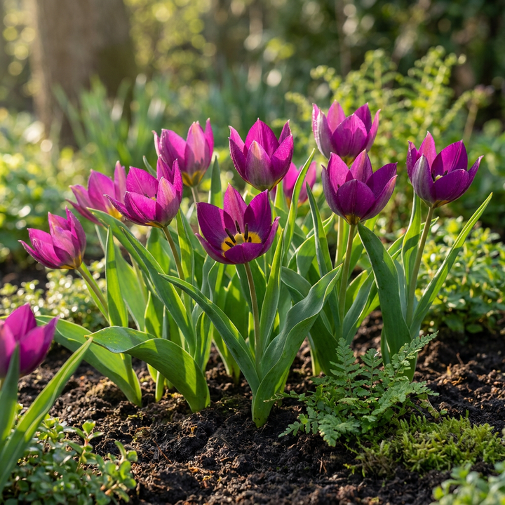 200x Tulipa Persian Pearl - Tulipe Persian Pearl - Violet - Floraison printanière - Calibre 6/7