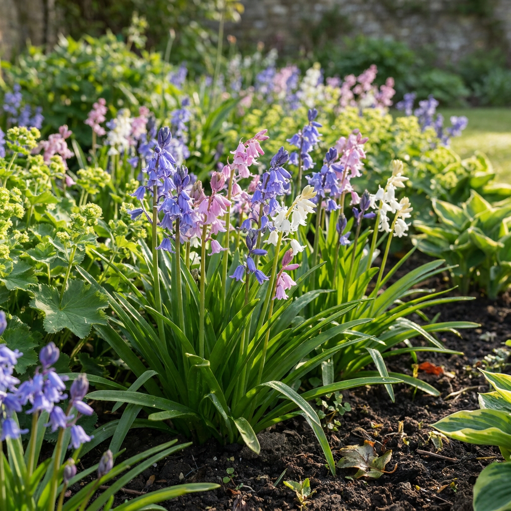 320x Hyacinthoides Hispanica mix - Jacinthe des bois d'Espagne en mélange - Divers - Bulbe naturalisant - Calibre 7/8