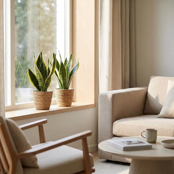 Sansevieria Future Superb - Snake Plant - 4 Plants - Pot 12cm - Height - 35cm