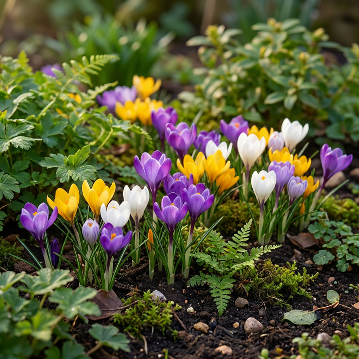560x Crocus mix - Crocus en mélange - Divers - Bulbe naturalisant - Calibre 7/8