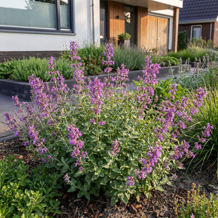 Pack of 24 Nepeta racemosa 'Grog' catmint plants in 11cm pots - view 6
