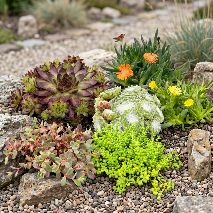 24x - Alpine mix - Ø7cm - ↕10-12cm