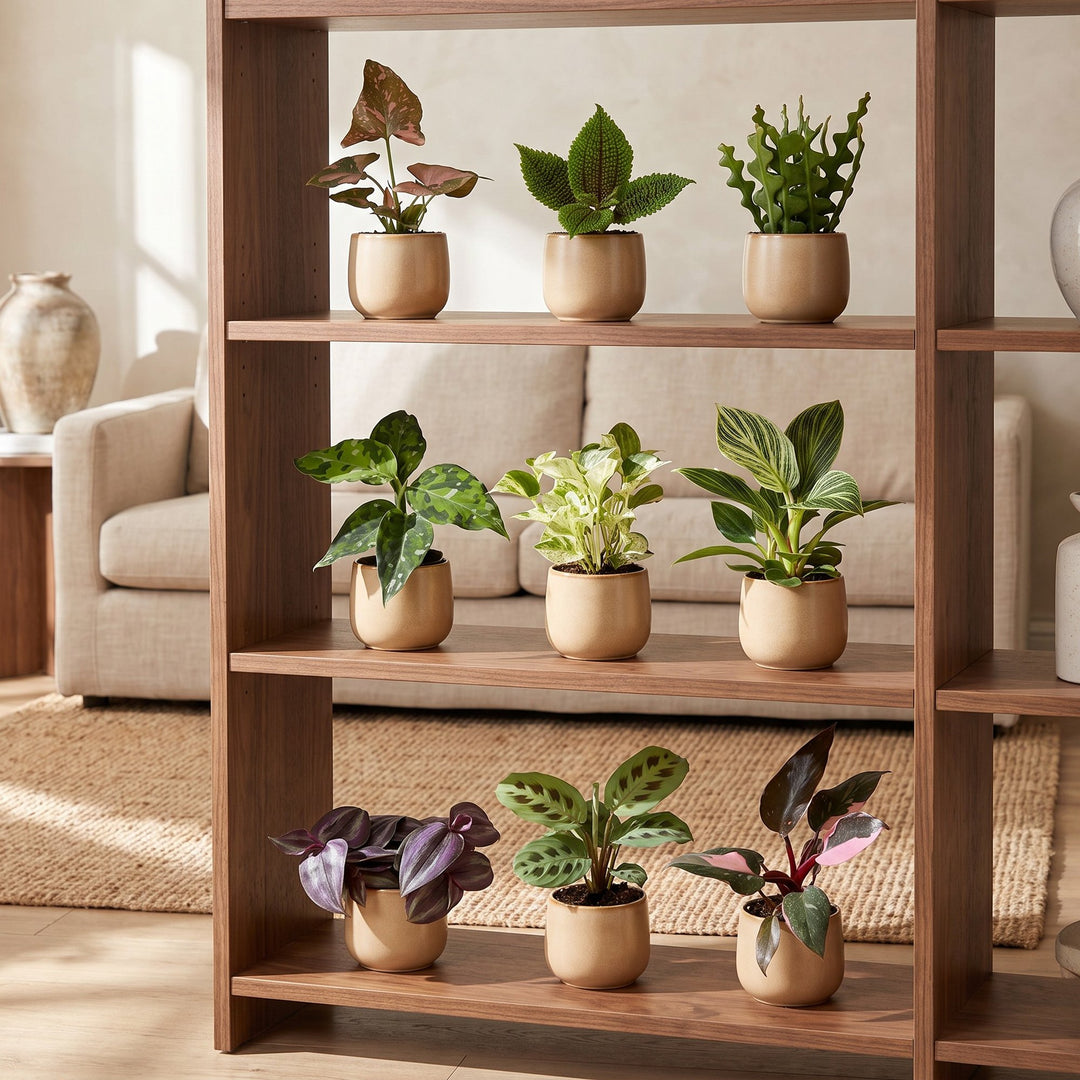 Baby Plants Surprise Box, 9 mixed tropical plants in 6cm pots, image 4