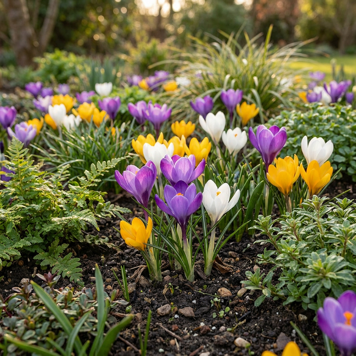 400x Crocus Species mix - Mélange de crocus des espèces - Divers - Bulbe naturalisant - Calibre 5/6