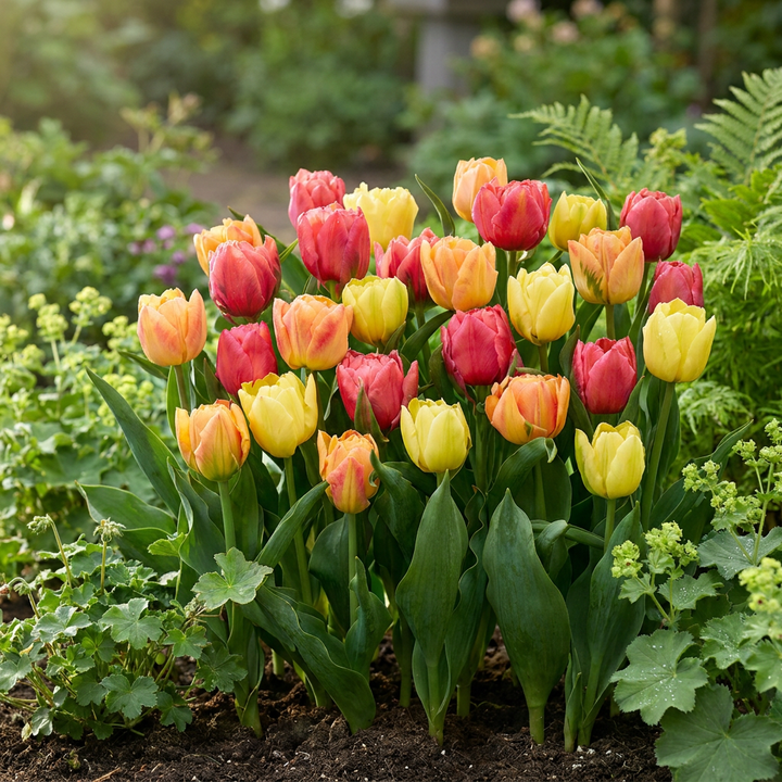 96x Tulipa Symbiosa mix - Tulipe Symbiosa mix - Divers - Floraison printanière - Calibre 11/12