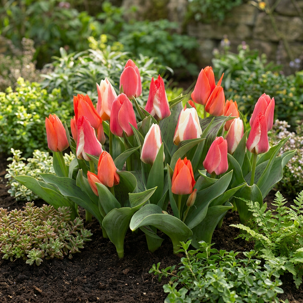 120x Tulipa Greigii mix - Tulipe de Greig en mélange - Divers - Floraison printanière - Calibre 11/12