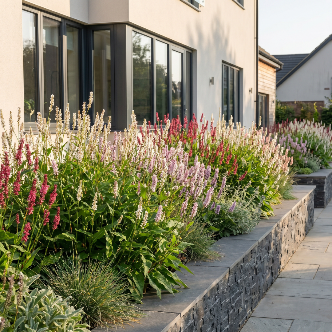 24 mixed Persicaria amplexicaulis plants in 11cm pots, 15-25cm tall - view 6