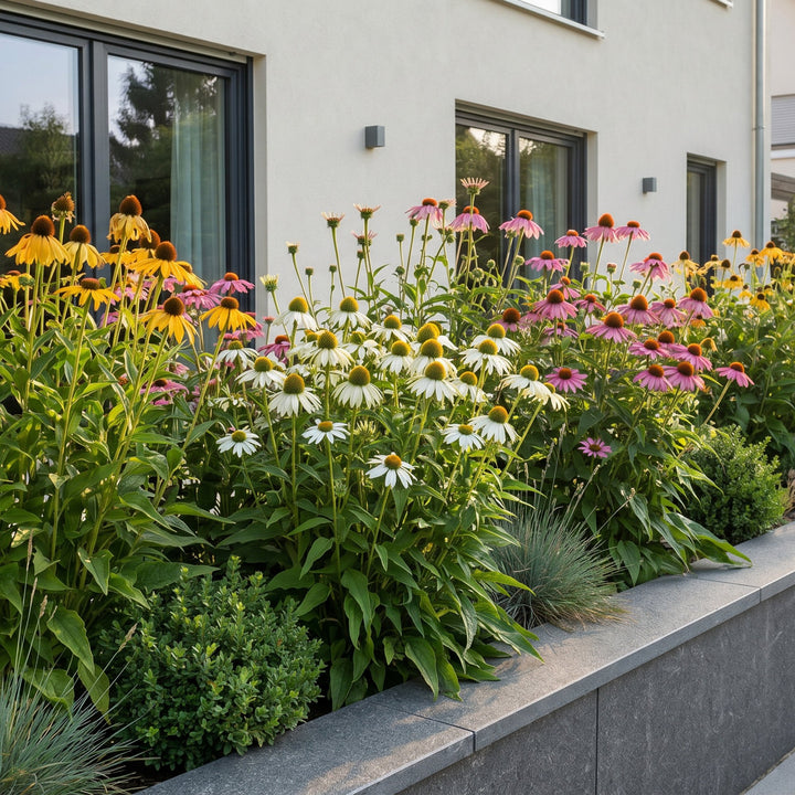 24x Echinacea Tricolour mix coneflower plants in 11cm pots - view 5