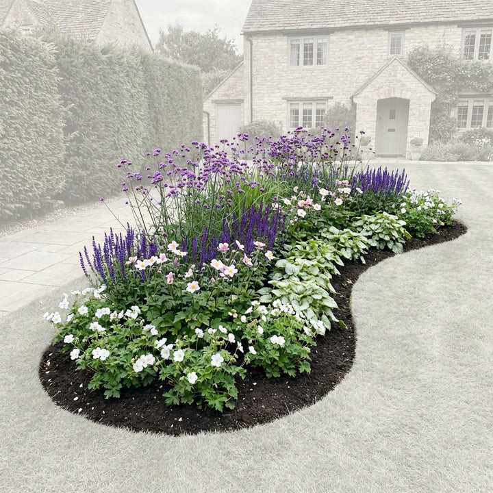 Perennial Border Package Salzburg — healthy root ball and nursery pot ready to ship from Ireland