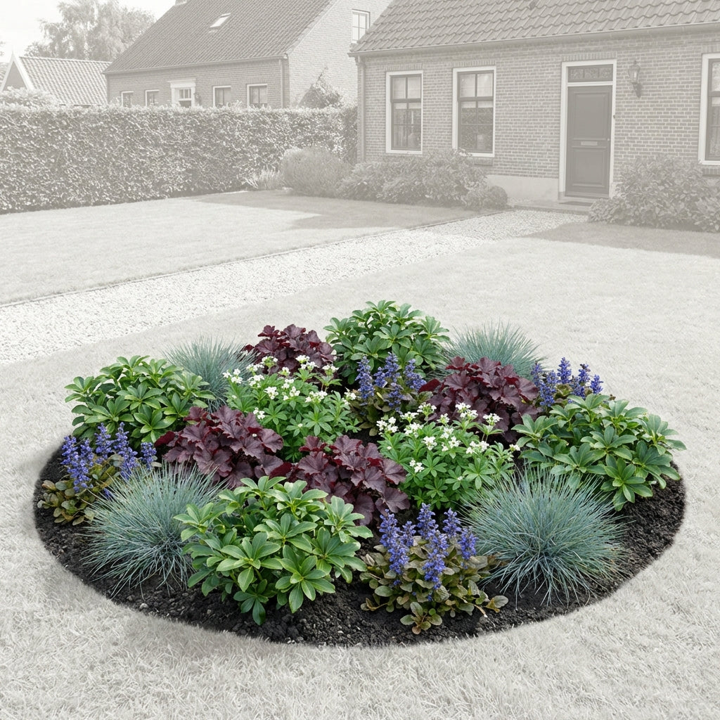 Perennial Border Package Budapest — healthy root ball and nursery pot ready to ship from Ireland