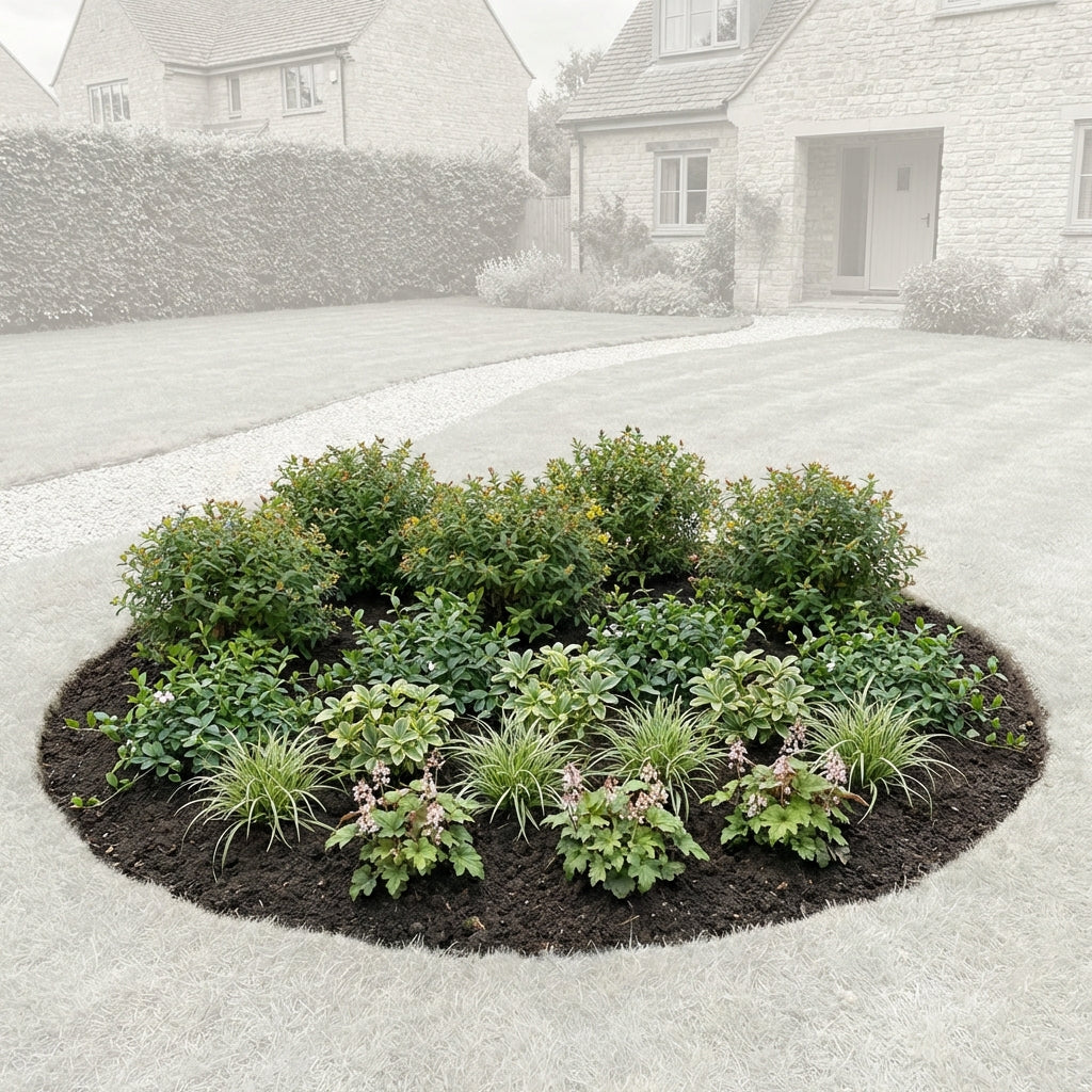 Perennial Border Package Bucharest — healthy root ball and nursery pot ready to ship from Ireland