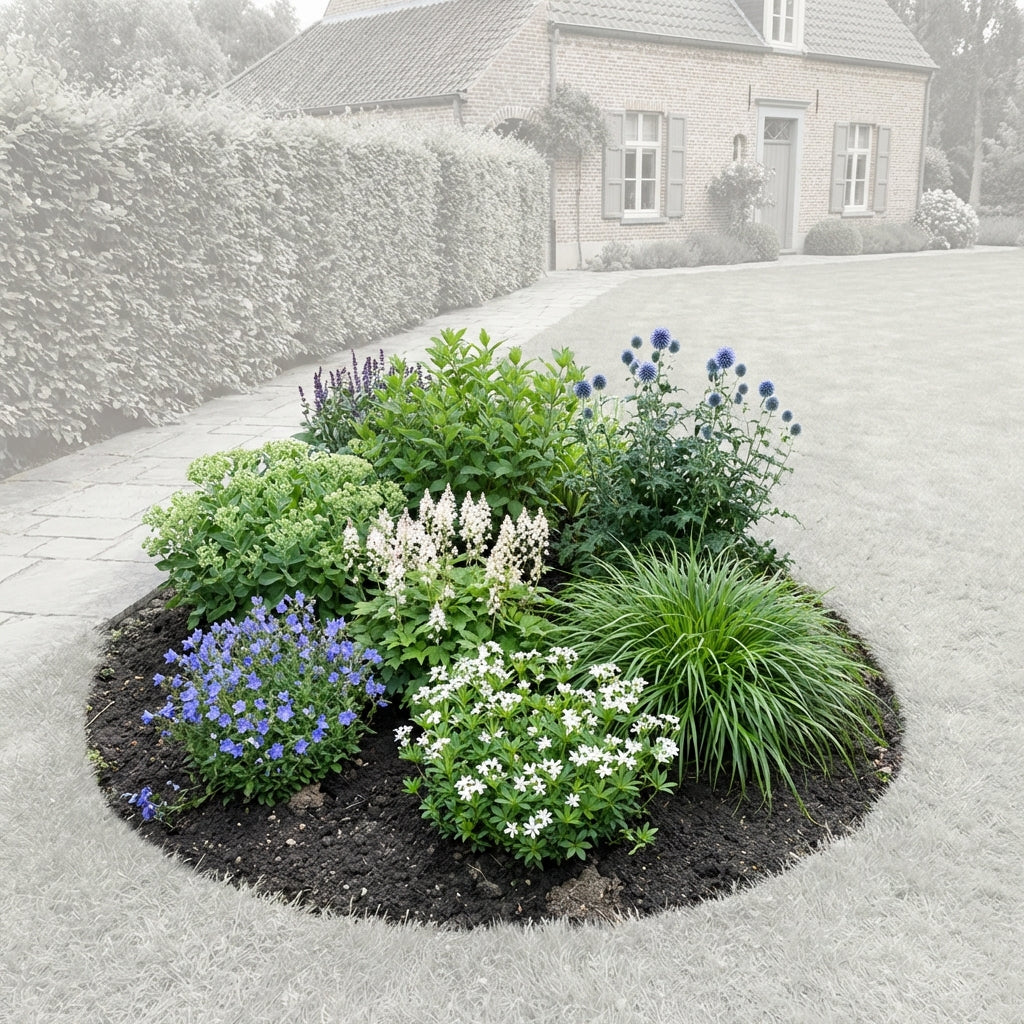 Perennial Border Package Vilnius — healthy root ball and nursery pot ready to ship from Ireland