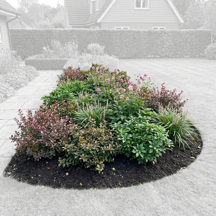 Perennial Border Package Antwerp — healthy root ball and nursery pot ready to ship from Ireland
